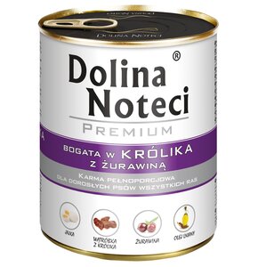 Karma dla psa DOLINA NOTECI Premium Królik z żurawiną 400 g