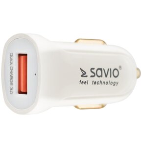 Ładowarka samochodowa SAVIO SA-05/W Quick Charge 3.0