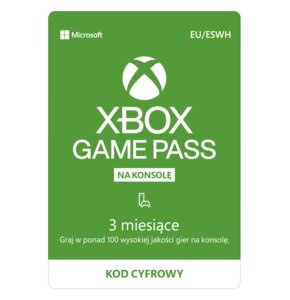 Kod aktywacyjny MICROSOFT Xbox Game Pass 3 miesiące