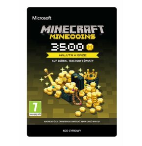 Kod aktywacyjny MICROSOFT Minecraft Minecoins 3500 monet