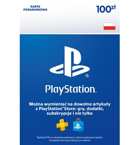 Kod aktywacyjny SONY PlayStation Network 100 zł