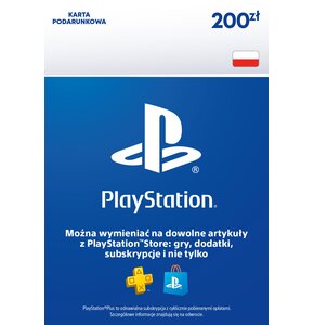 Kod aktywacyjny SONY PlayStation Network 200 zł