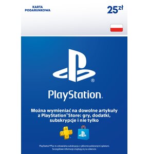 Kod aktywacyjny SONY PlayStation Network 25 zł