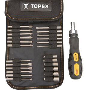 Zestaw końcówek wkrętakowych i nasadek TOPEX 39D352