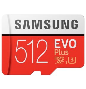 Karta pamięci SAMSUNG Evo Plus microSDXC 512GB + Adapter