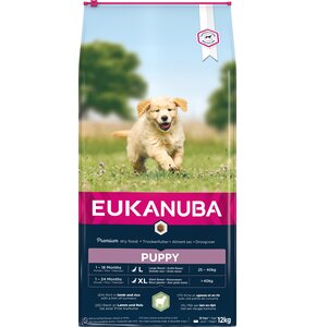 Karma dla psa EUKANUBA Puppy & Junior Jagnięcina z ryżem 12 kg