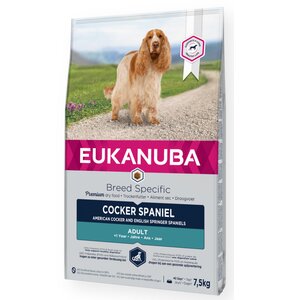 Karma dla psa EUKANUBA Breed Specific Adult Cocker Spaniel Kurczak 7.5 kg