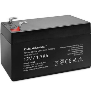 Akumulator QOLTEC 53040 1.3Ah 12V