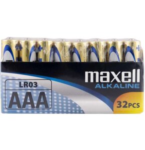 Baterie AAA LR03 MAXELL Alkaline (32 szt.)
