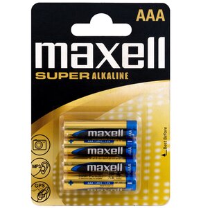 Baterie AAA LR03 MAXELL Super Alkaline (4 szt.)