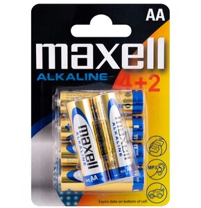 Baterie AA LR6 MAXELL Alkaline (6 szt.)