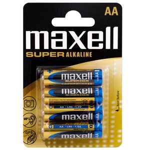 Baterie AA LR6 MAXELL Super Alkaline (4 szt.)