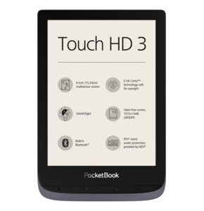 Czytnik E-Booków POCKETBOOK Touch HD 3 (632) Szary