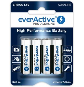Baterie AA LR6 EVERACTIVE Pro Alkaline (4 szt.)