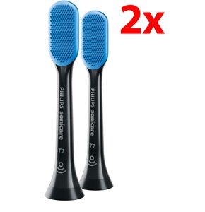 Oryginalne końcówki Philips Sonicare T1 HX8072/11 Normalne włókna (2 szt.) (Czyszczenie języka)