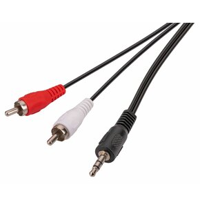 Kabel Jack 3.5 mm - 2x RCA XLINE 1.5 m AC150K-RCAJ