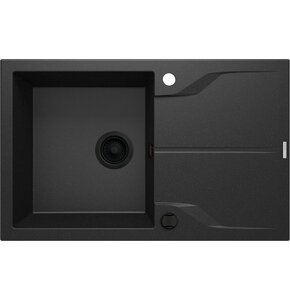 Zlewozmywak DEANTE Andante Flush ZQN G11F Grafitowy metlik
