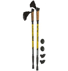 Kijki do nordic walking ENERO Newicon (67 - 135 cm) Żółto-czarne