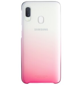 Etui SAMSUNG Gradation Cover do Galaxy A20E Różowy