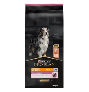 Karma dla psa PURINA Pro Plan Adult 7+Sensitive Skin Łosoś 14 kg