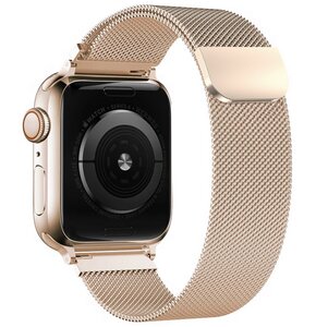 Pasek TECH-PROTECT MilaneseBand do Apple Watch 4/5/6/7/8/9/SE/Ultra (42/44/45/49mm) Złoty