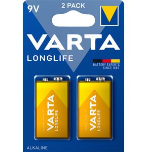 Baterie 6LR61 VARTA Longlife (2 szt.)