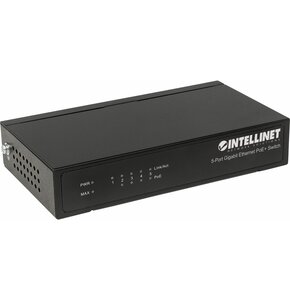 Switch INTELLINET 5-port Gigabit PoE+