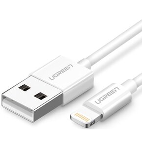 Kabel USB - Lightning  MFI UGREEN US155 2m Biały