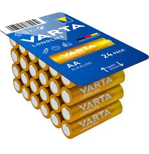 Baterie AA LR6 VARTA Longlife (24 szt.)
