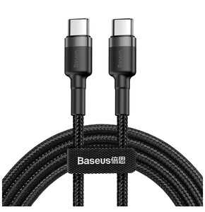 Kabel USB-C BASEUS 60W 2 m Czarno-szary