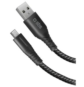Kabel SBS Tecableunkevmick Micro USB 1m Czarny
