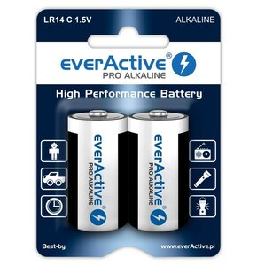 Baterie C LR14 EVERACTIVE Pro Alkaline (2 szt.)