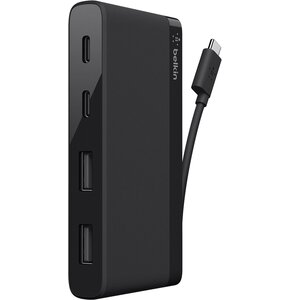 Hub BELKIN F4U090BTBLK USB Typu C, Pasywny