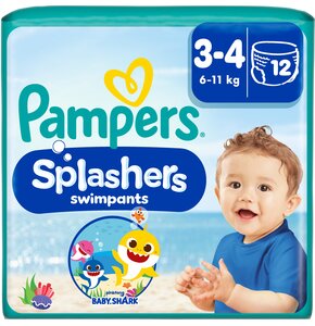 Pieluchomajtki PAMPERS Splashers Baby Shark 3 (12 szt.)
