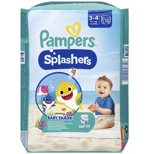 Pieluchomajtki PAMPERS Splashers Baby Shark 3 (12 szt.)