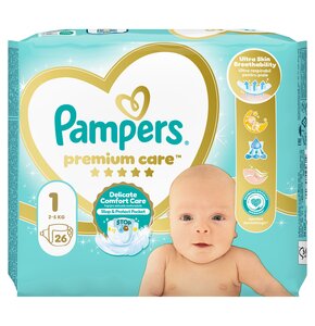 Pieluchy PAMPERS Premium Care 1 (26 szt.)