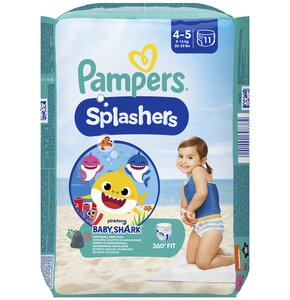 Pieluchomajtki PAMPERS Splashers Baby Shark 4 (11 szt.)