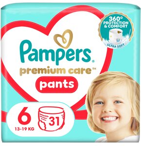 Pieluchomajtki PAMPERS Premium Care Pants 6 (31 szt.)