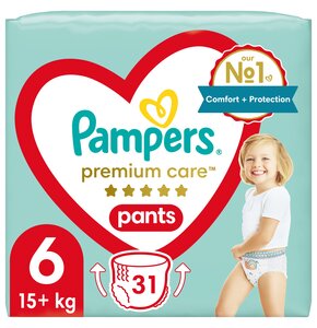 Pieluchomajtki PAMPERS Premium Care Pants 6 (31 szt.)