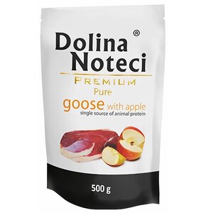 Karma dla psa DOLINA NOTECI Premium Pure Gęś z jabłkiem 500 g