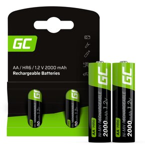 Akumulatorki AA 2000 mAh GREENCELL (2 szt.)
