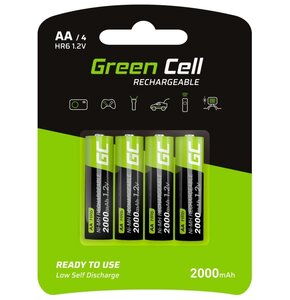 Akumulatorki AA 2000 mAh GREEN CELL (4 szt.)