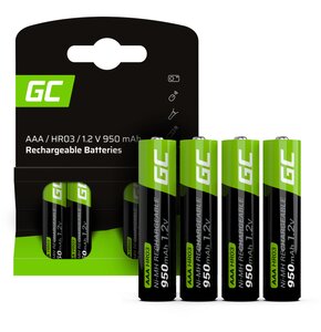 Akumulatorki AAA 950 mAh GREENCELL (4 szt.)