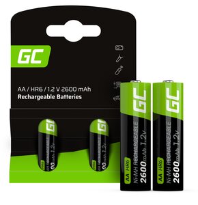 Akumulatorki AA 2600 mAh GREENCELL (2 szt.)