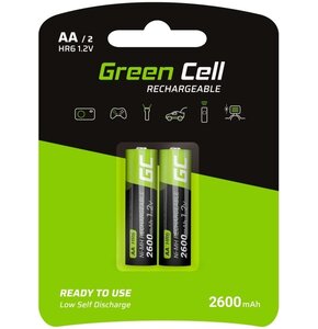 Akumulatorki AA 2600 mAh GREEN CELL (2 szt.)