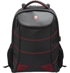Plecak na laptopa BESTLIFE Snake Eye Gaming USB 17 cali Czerwony