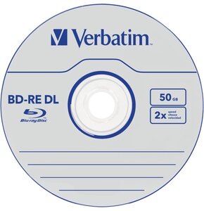 Płyta VERBATIM Jewel Case BD-RE, 50 GB, 2x (5 szt.)