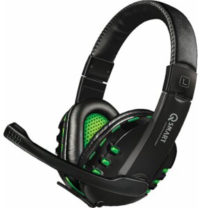 Słuchawki Q-SMART QSHXB001 Czarno-zielony