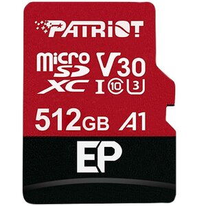 Karta pamięci PATRIOT microSDXC 512GB EP Pro + Adapter