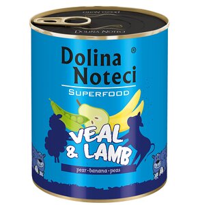 Karma dla psa DOLINA NOTECI Superfood Cielęcina i jagnięcina 400 g